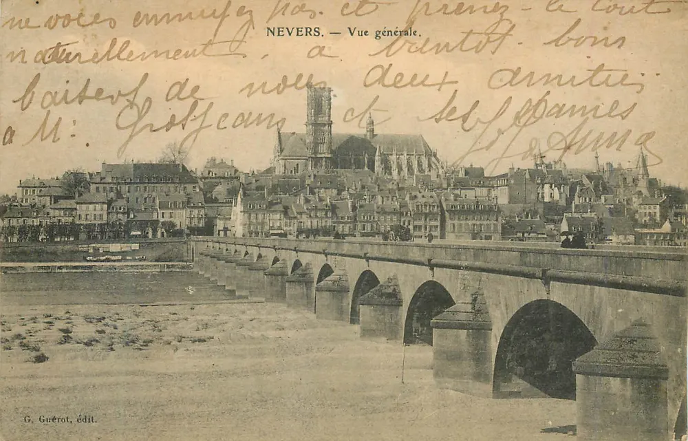 Nevers — Vista geral — G. Guérot, editor - Frente