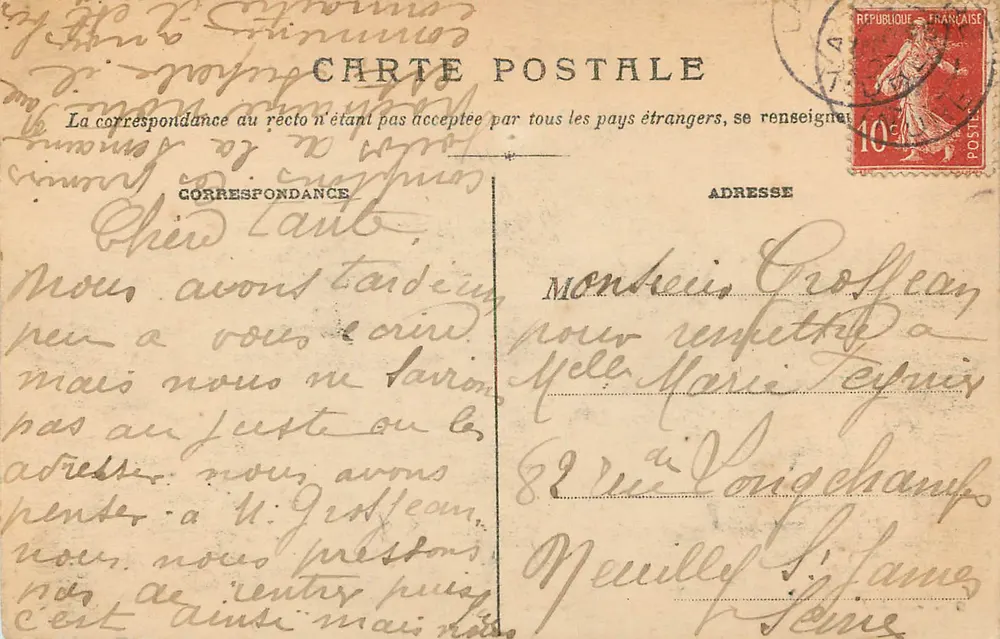 Nevers — Vista geral — G. Guérot, editor - Verso