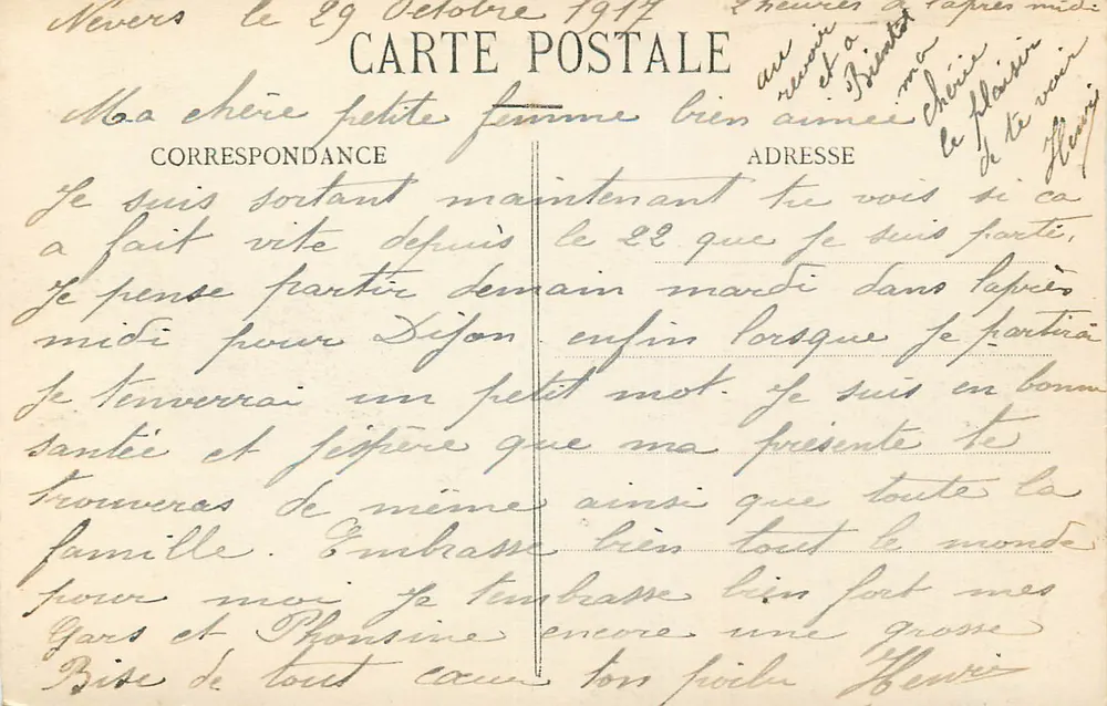Nevers - Ponte do Caminho de Ferro — L. Cloix, editor - Verso