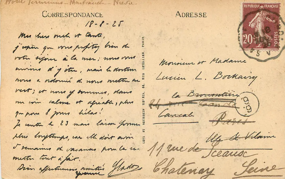 Nevers - La Porte d'Honneur du Palais Ducal — NG, n°28 - Verso