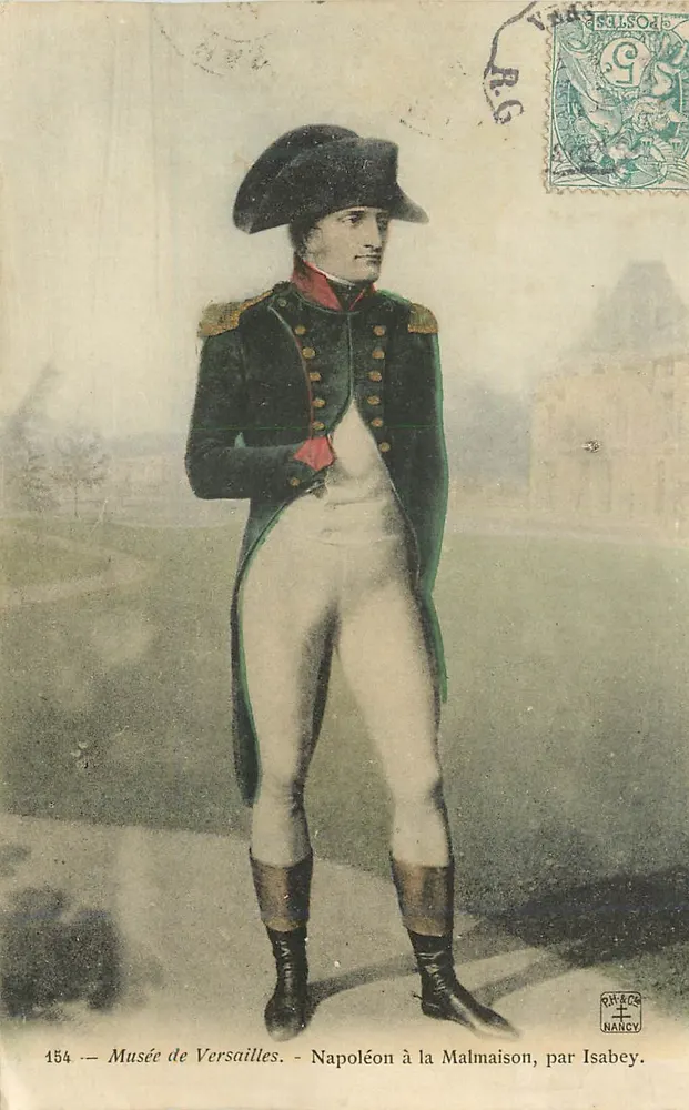 Napoléon à la Malmaison — Musée de Versailles — par Isabey, n° 154 - Recto