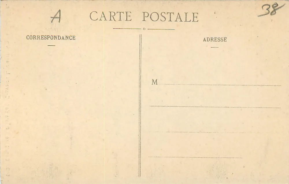 Dauphiné - Route de la Grave au Lautaret - Ein Tunnel - E. R. - Rückseite