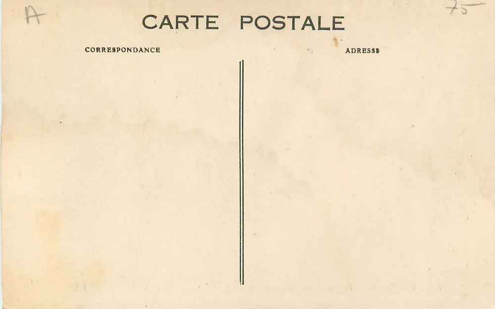 Paris — Façade de l'Église Saint-Julien-le-Pauvre — Éditeur H. P. Lefèvre - Verso