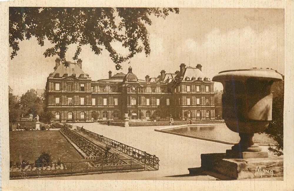 Palazzo del Luxembourg — Parigi — Edizioni d'Arte Mona, n°106 - Recto
