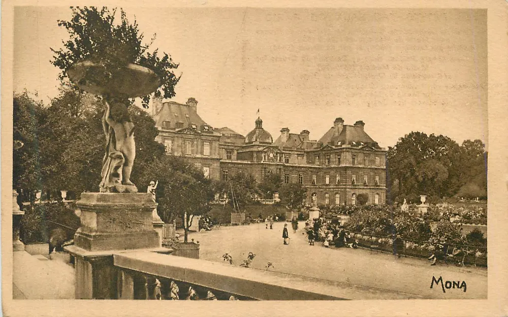 O Palácio do Luxembourg — Paris — editor MONA, n° 106 - Frente
