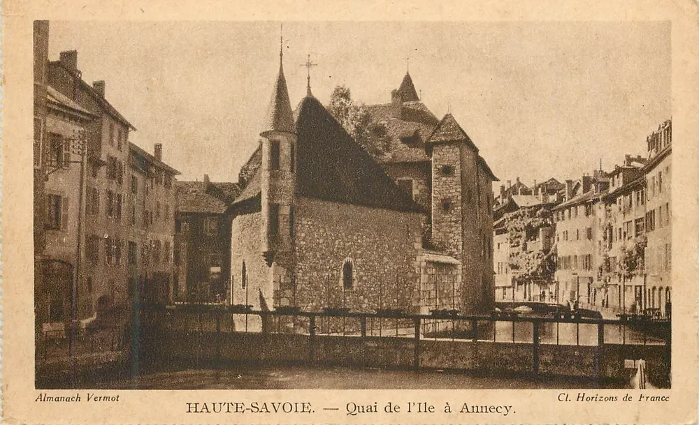 Quai de l'Île in Annecy — HAUTE-SAVOIE — Cl. Horizons de France - Vorderseite