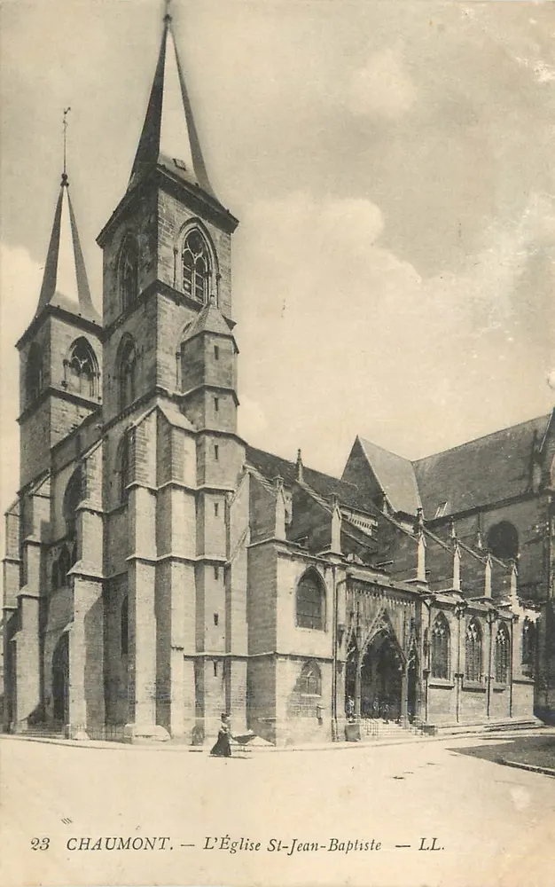 Chaumont — L'Église Saint-Jean-Baptiste — LL. n°23 - Recto