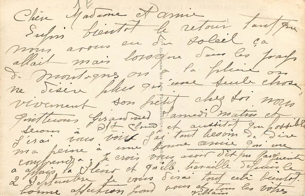 GERARDMER - Ansicht des Sees Longemer, aufgenommen von der Roche du Page — n° 146 - Rückseite