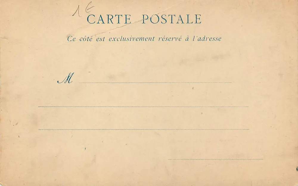 LYON — Vista sobre Serin e Vaise — Papeterie G. DURAND, Editor em Lyon, n°16 - Verso
