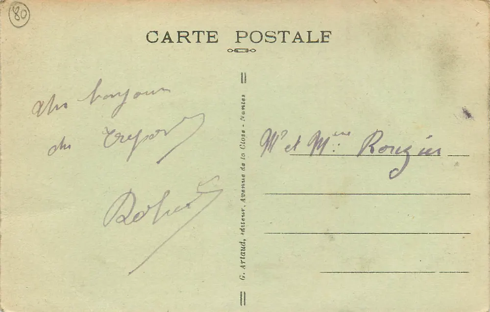 MERS-les-BAINS — As Falésias — G. Arland, editor da Côte - Nantes - Verso