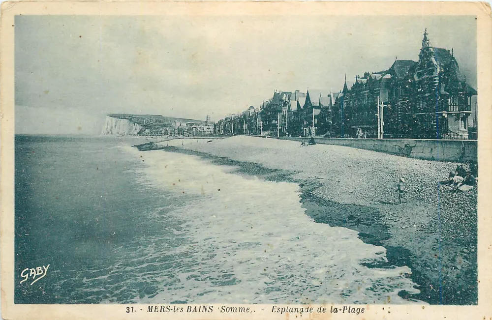 MERS-les-BAINS (Somme) — Esplanada da Praia — Saby, n°31 - Frente
