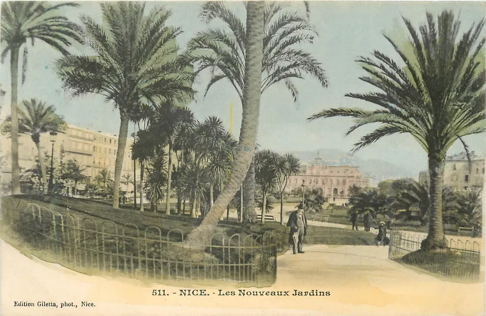 Nice - Os Novos Jardins — Edição Giletta, fot., Nice, n° 511 - Frente
