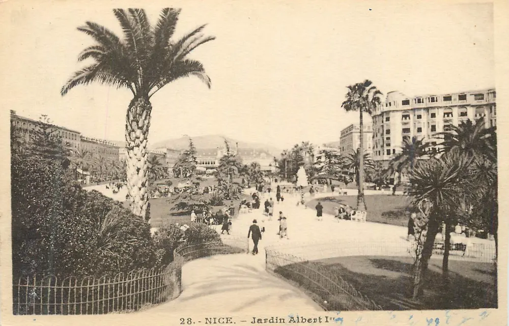 NICE - Ogród Albert I — J. Offretta i Cie, Fot. - n°28 - Awers