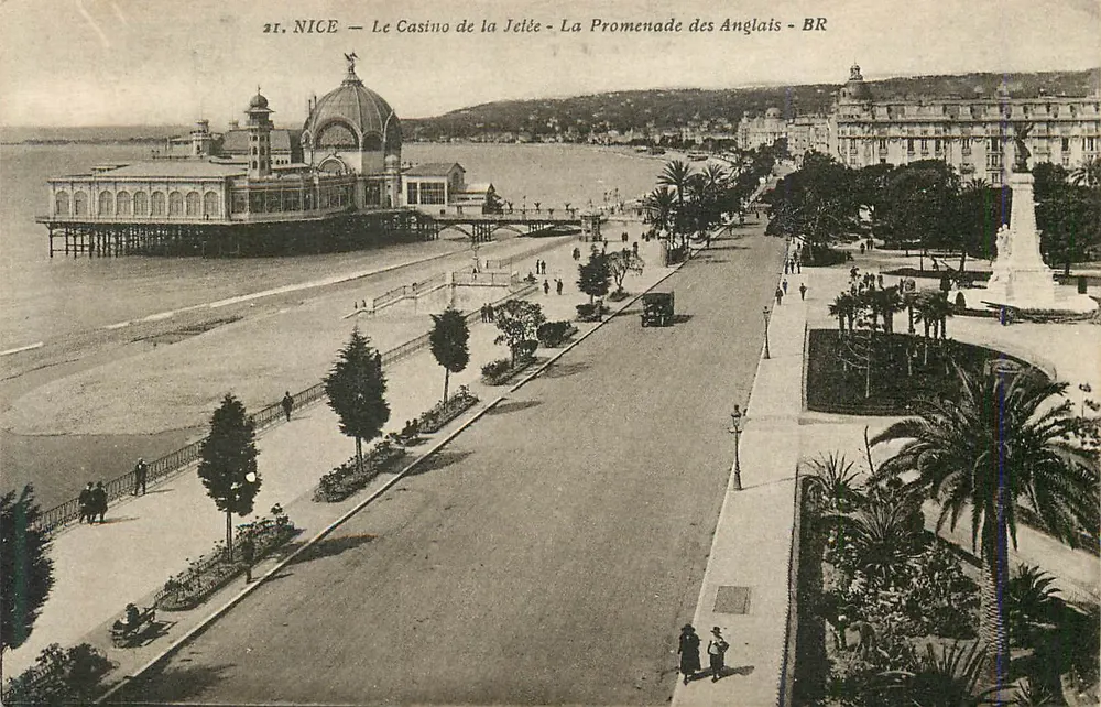 Nice — Le Casino de la Jetée — La Promenade des Anglais — BR - Recto