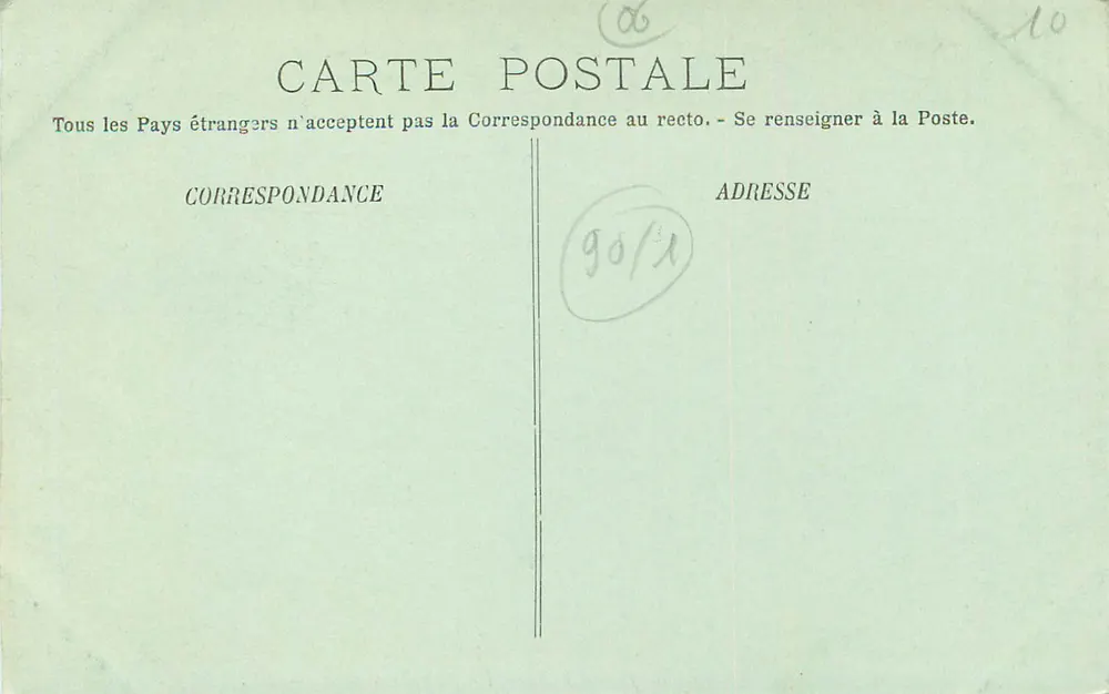 Nice — A Ponte-Promenade — LL. — 1007 - Verso