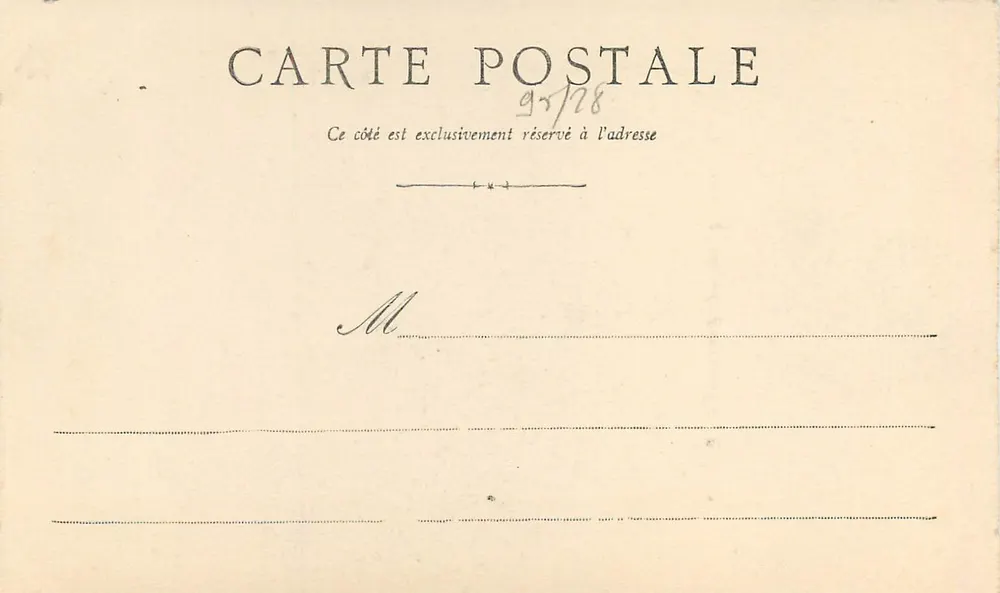 Besançon, le Porte Noire - Cathédrale St-Jean — éditeur inconnu, n° de série non visible - Verso