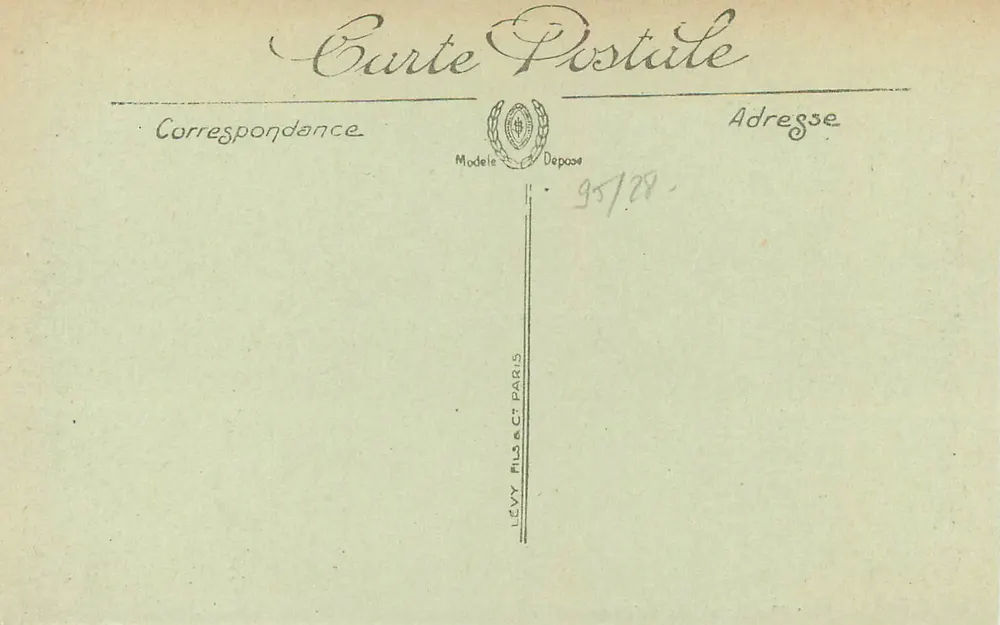 Besançon — Die Pforte und die Rue de la République — Édition des Nouvelles Galeries - Rückseite