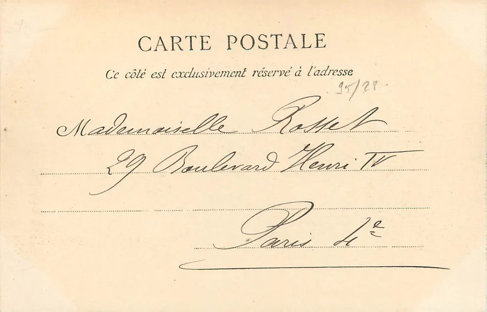 Besançon — Route et Chemin de fer de Morteau — Excursion en Franche-Comté — éditeur Toullet, Besançon, n° 54 - Verso