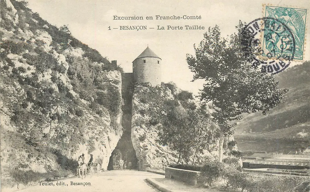 Besançon — A Porta Cortada — Teulelet, editor, Besançon - Frente