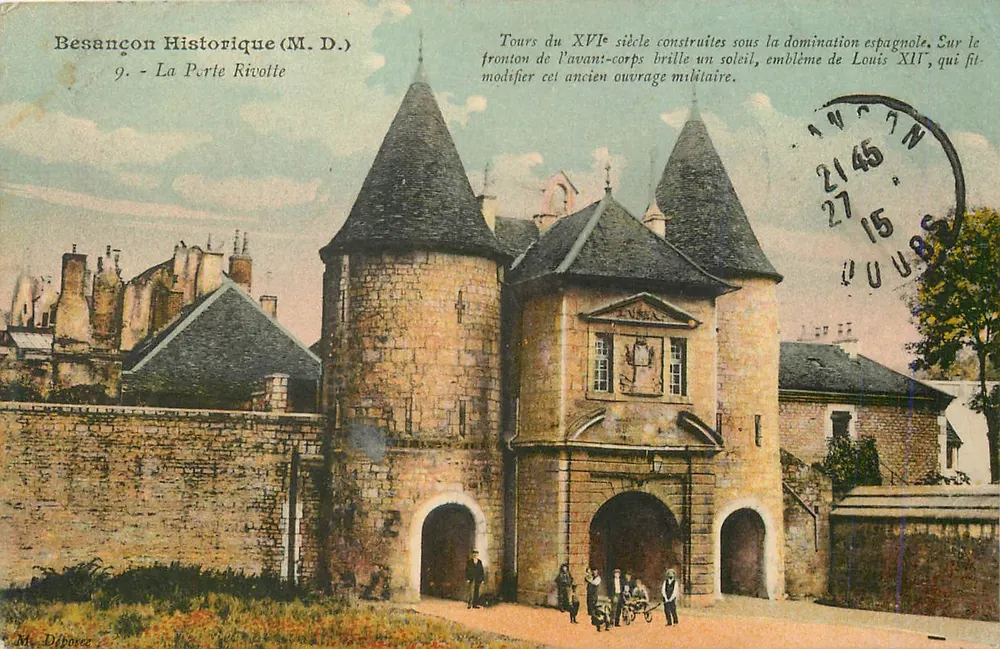 Besançon Historique (M. D.) — La Porte Rivolte — M. Diphosec, n°9 - Recto