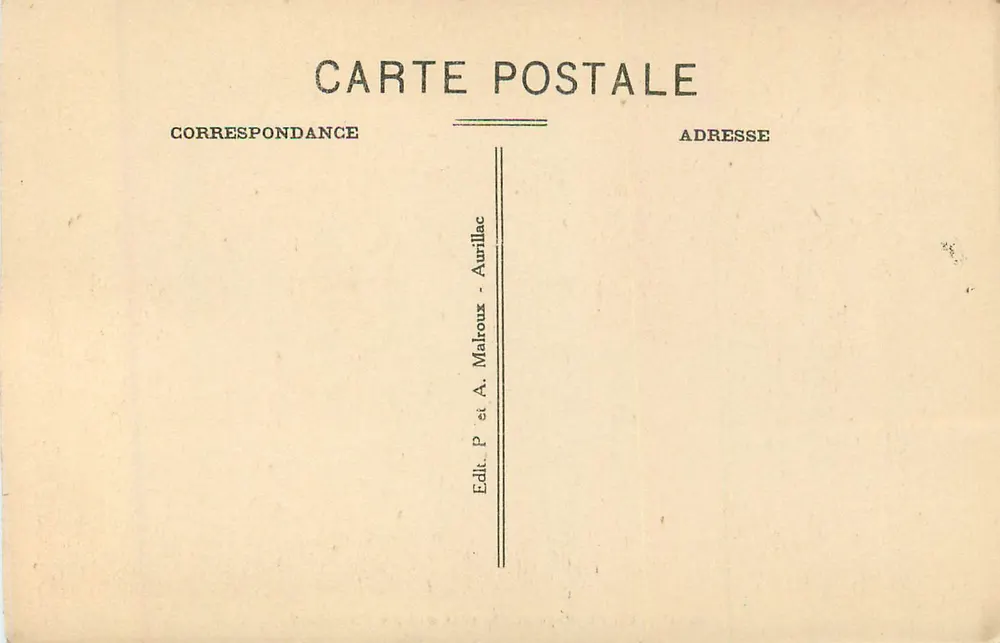 Cantal — Ein Landschaftsbild auf der Südseite des Puy-Mary — Éd. P. et A. Maltroux - Rückseite