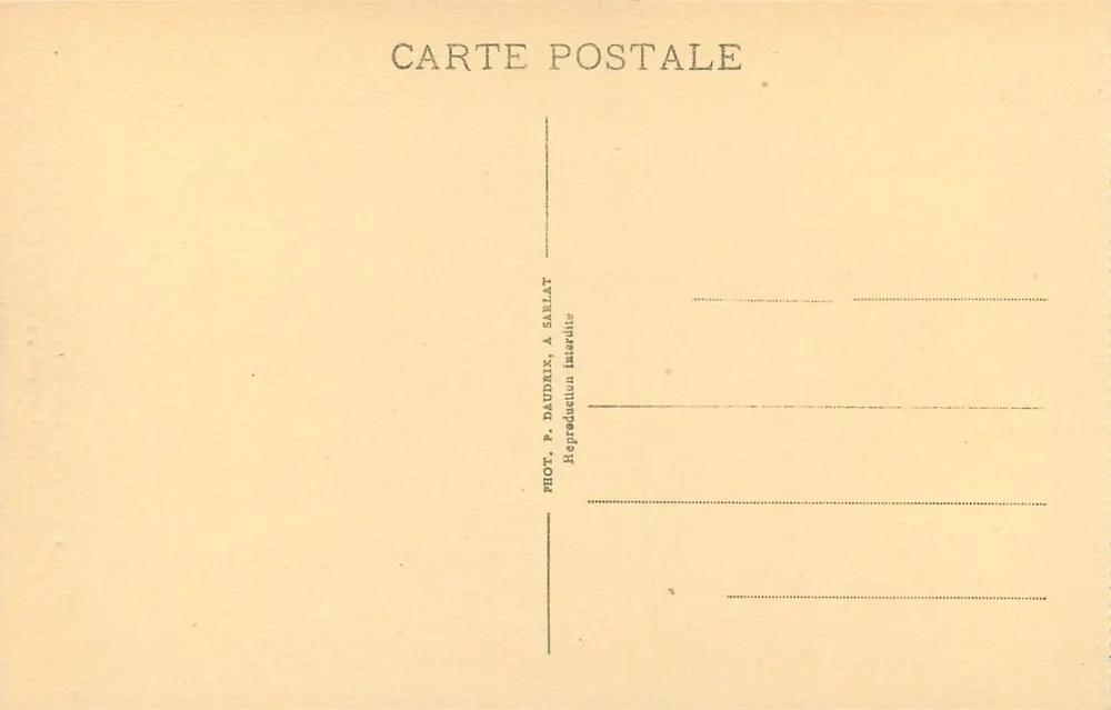 Renaissance-Kamin — Hotel de Maleville — SARLAT - Rückseite