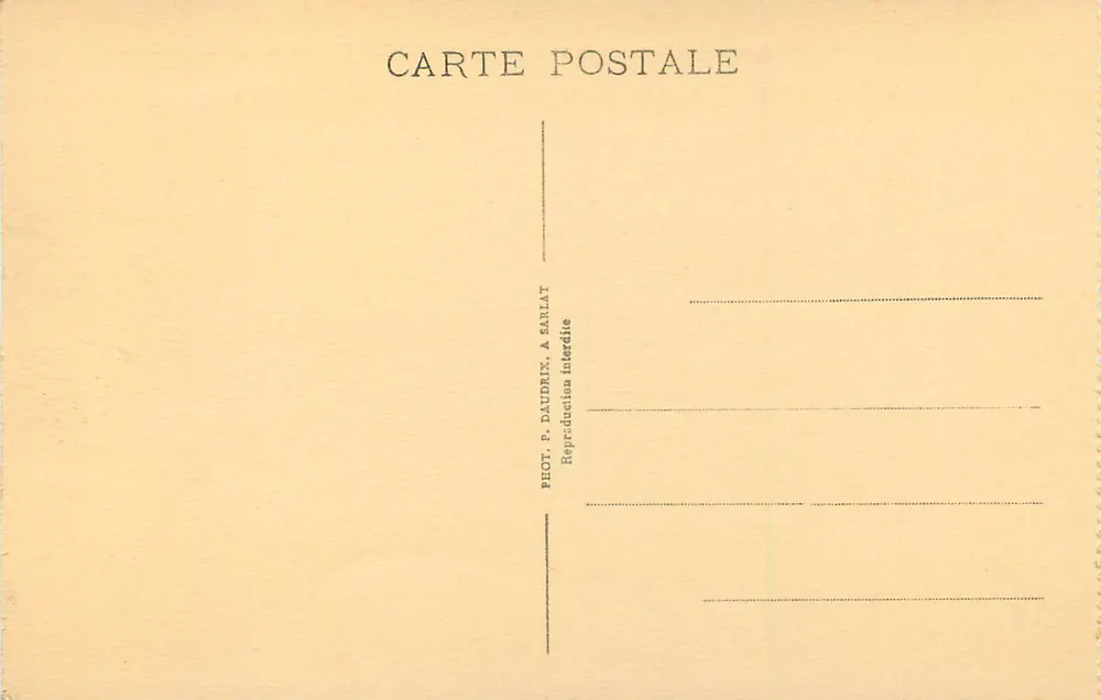 Sarlat - Chevet da Catedral — P.D.S. La Dordogne Pittoresque - Verso