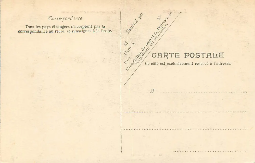 Lourdes — O Calvário (1ª Estação) — L.M. Lourdes n°24 - Verso