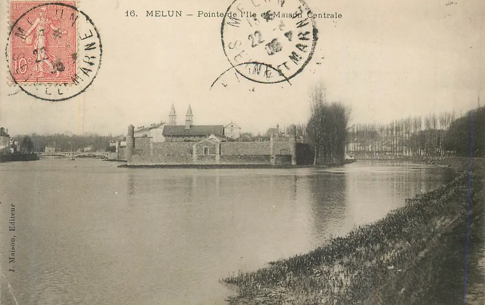 Melun — Ponta da Ilha e Casa Central — J. Maison, Editora - Frente