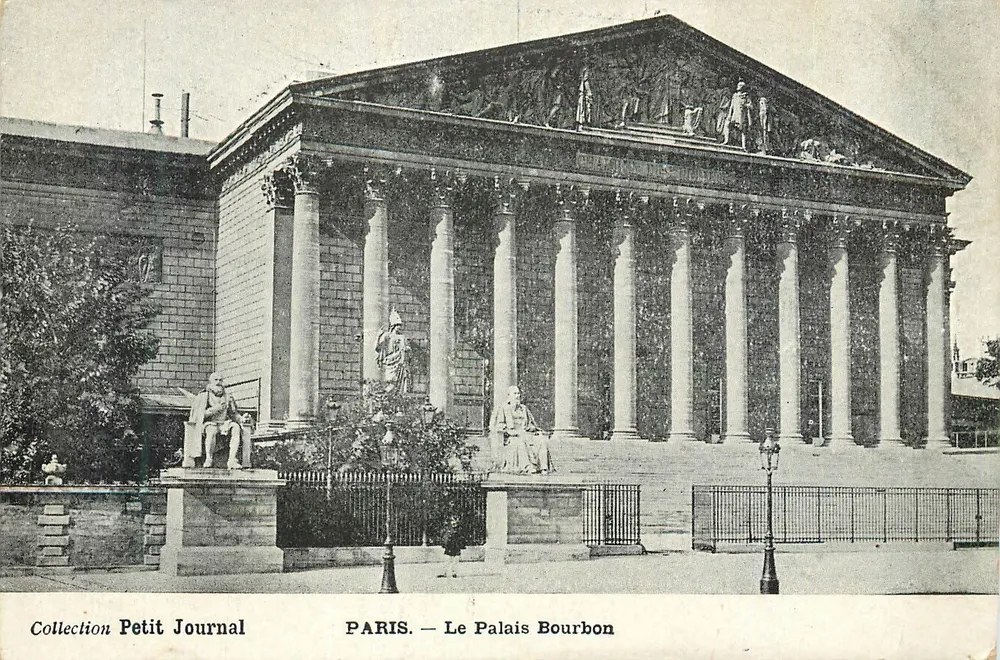 PARIS — O Palácio Bourbon — Coleção Petit Journal - Frente