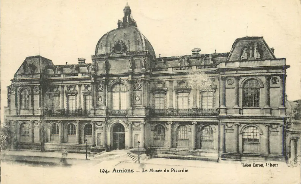 Amiens — O Museu da Picardia — Léon Caron, editor - Frente