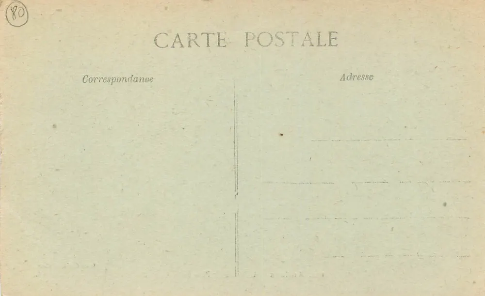 Amiens — O Museu da Picardia — Léon Caron, editor - Verso