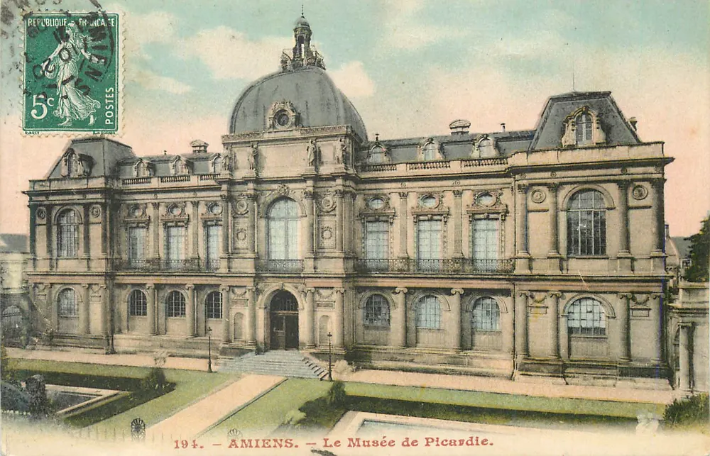 Amiens — O Museu de Picardia — Foto-Editor Léon Caron - Frente