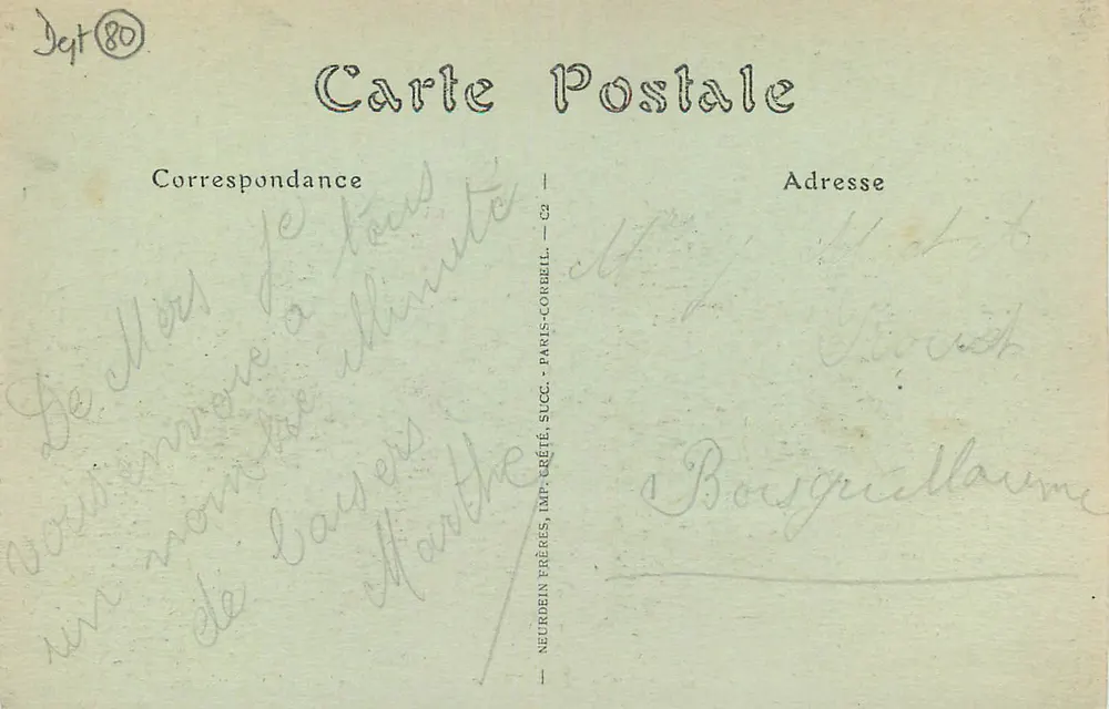 Mers-les-Bains — Vista geral da Praia — JND Hot - Verso