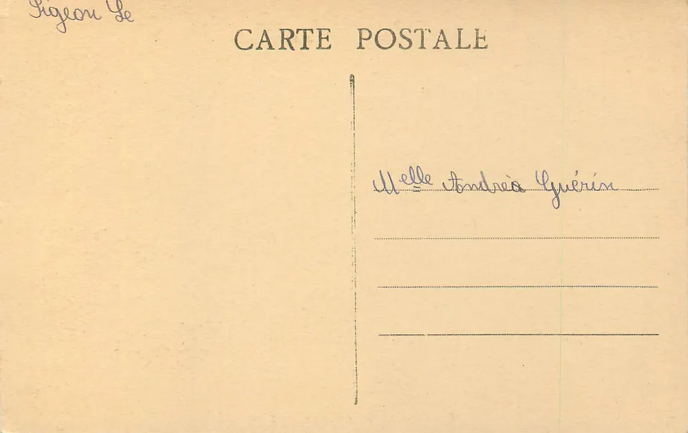 A Capela - Domínio de Pigeon — editor não visível - Verso