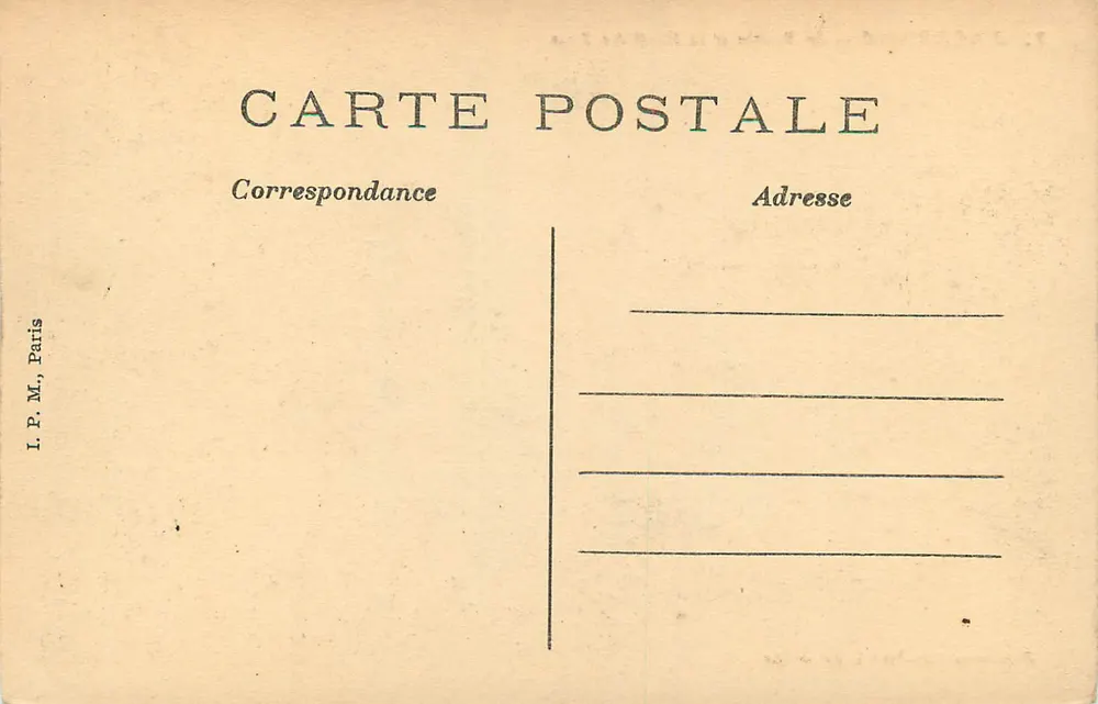 Arcachon — Le Bassin et la Forêt des Pins — Papeterie Constantin, Arcachon - Verso