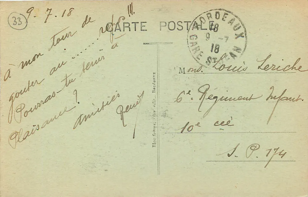 Bordeaux - De Steenbrug - Algemene uitzicht - B.R. - Achterkant