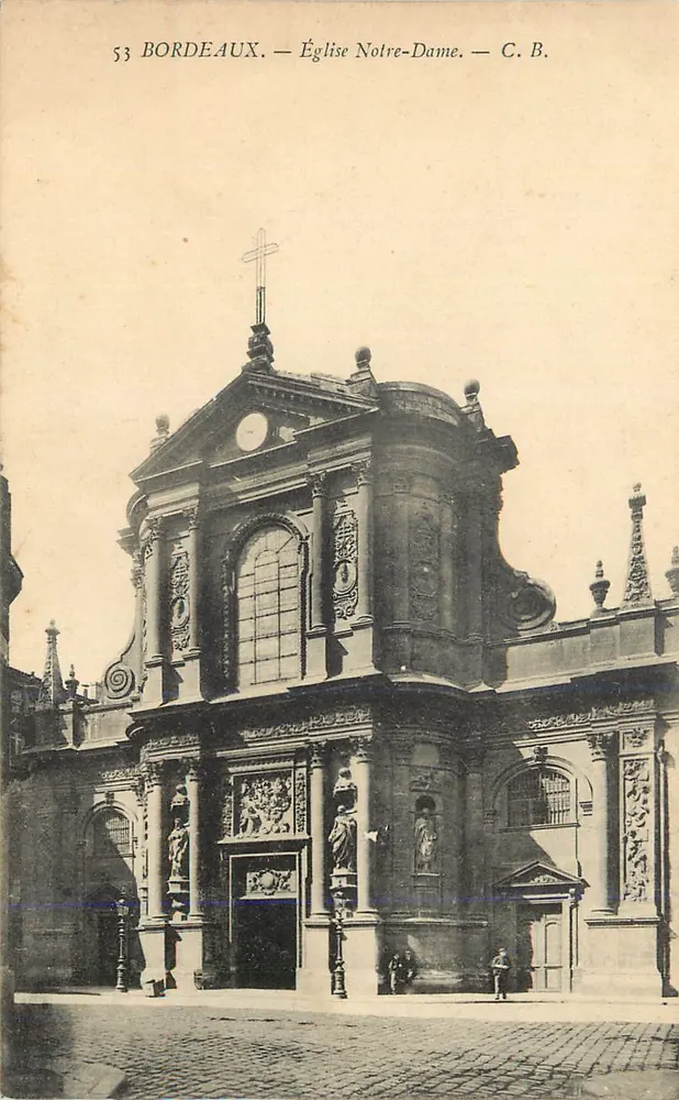 Bordeaux — Église Notre-Dame — C. B. (éditeur) - Frente