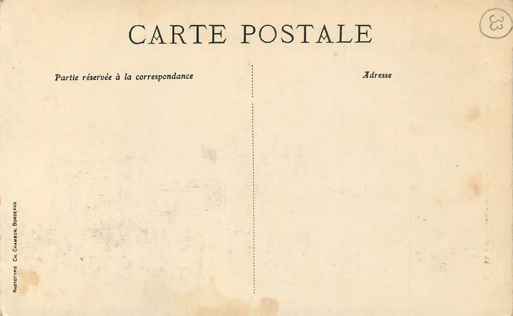 Bordeaux — Église Notre-Dame — C. B. (éditeur) - Verso