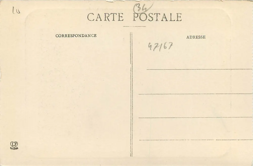 Luchon - Hospício e Subida de Venasque — Fototipia Labouche Frères, Toulouse, n°1 - Verso
