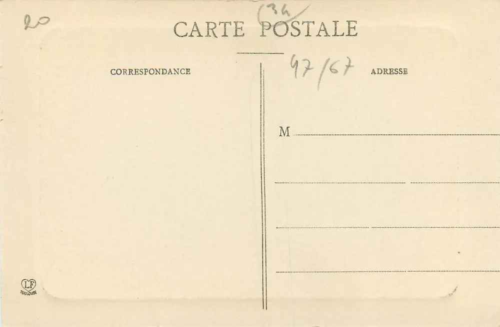 Luchon - Avenidas de Étigny — Fototipia Labouche Frères, Toulouse, n°8 - Verso