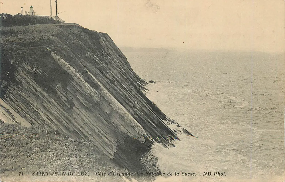 Saint-Jean-de-Luz — Küste Spaniens, die Klippen von Susse — ND Fotografie n°71 - Vorderseite