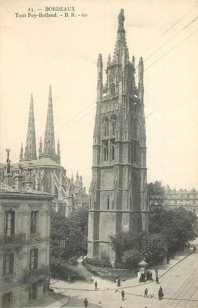 Torre Pey-Berland — Bordeaux — B.R. - 60 - Frente