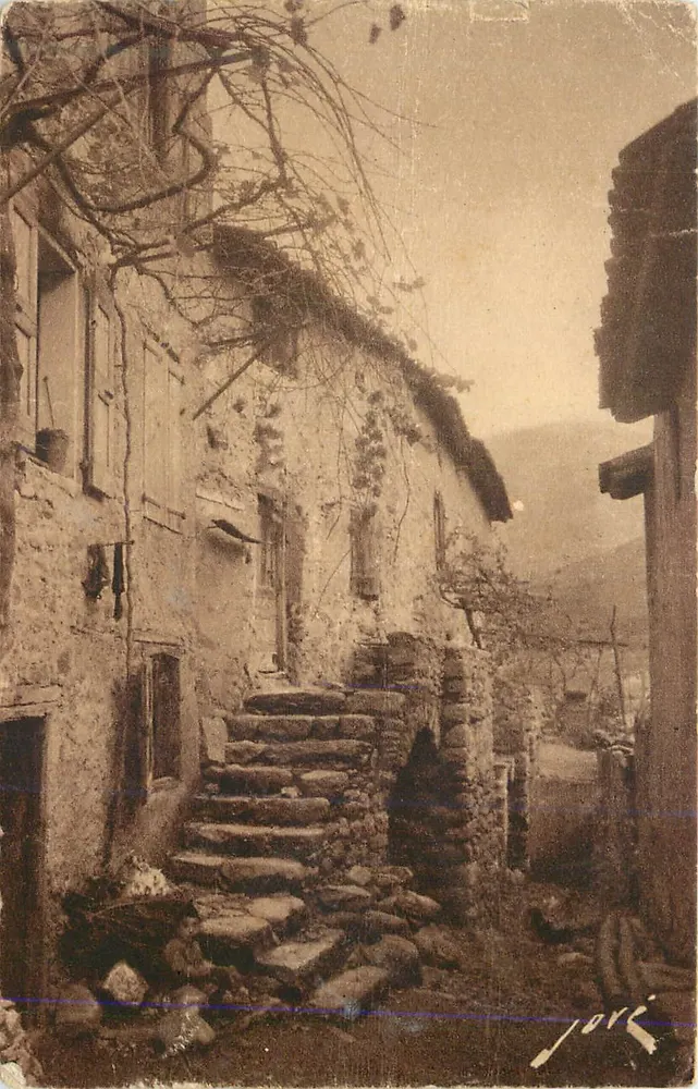 Velhas ruas — Saint-Paul-de-Joux — Edições Jové, Pau (B.P.) - Frente