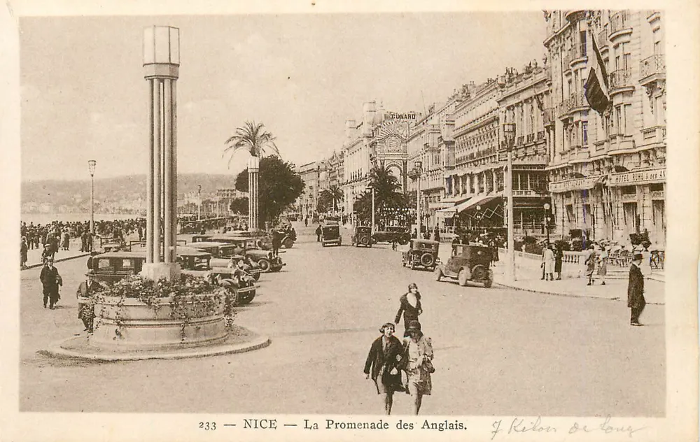 NICE — A Promenade dos Ingleses — ADIA IMP. — NICE — n° 233 - Frente