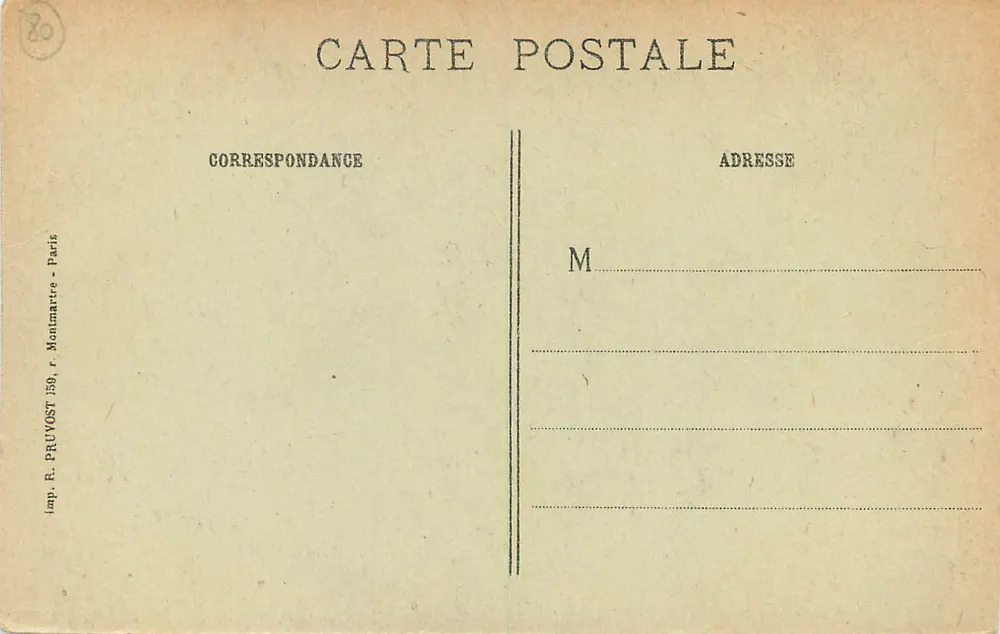 O Museu da Picardia — Amiens (Somme) — R.P. 2004 - Verso
