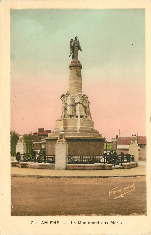 AMIENS — Monumento aos Mortos — Harmignies - Frente