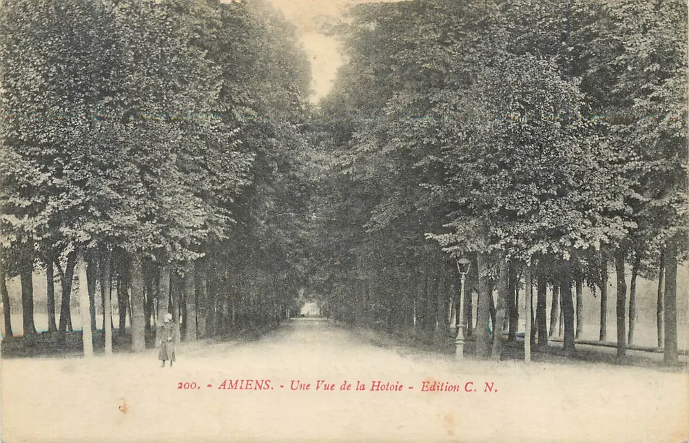 Amiens - Une Vue de la Holoie - Édition C. N. - Recto