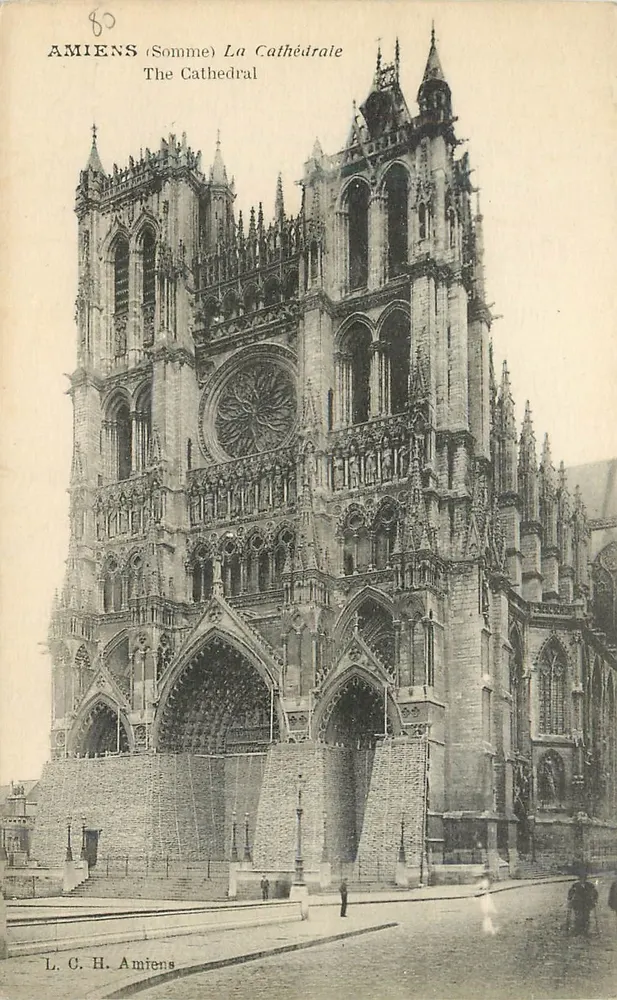 Amiens (Somme) — A Catedral — L. C. H. Amiens - Frente
