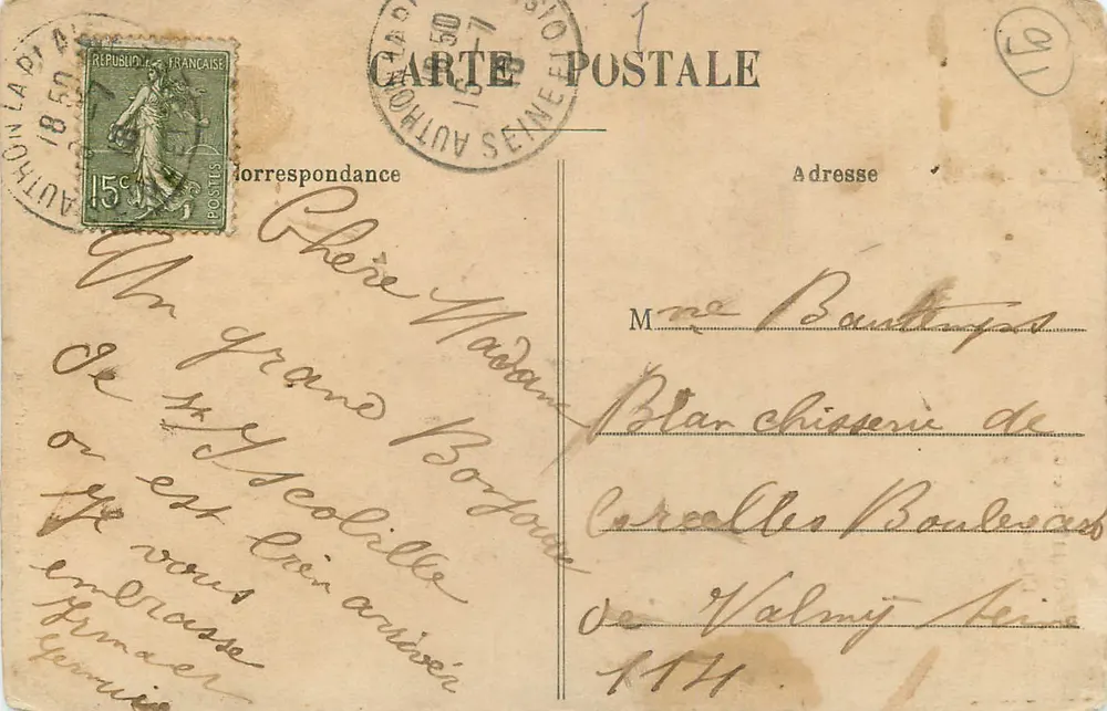 São Escobille (S.-et-O.) — A Igreja — Dolléans e Departamento - Verso